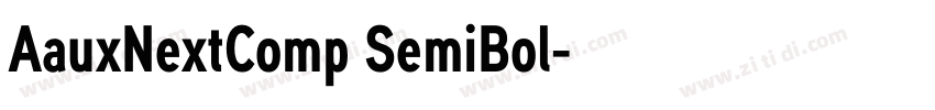 AauxNextComp SemiBol字体转换